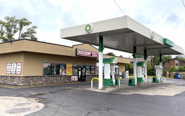 Inside the BP Station to the Left and Back