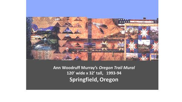 Oregon Trail Mural 120' x 32'    1993-94