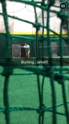 Me getting some bunting in for no reason.