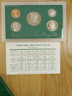 United States mint proof coin set