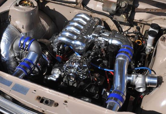 1968 Datsun 510 with a turbo'd Mazda 3 rotor(!!!) rotary engine!