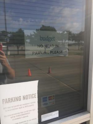 Weird signage. Is this for me. Or employees?