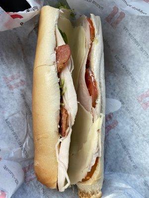 Bacon and Turkey with avocado