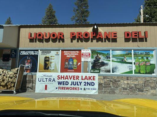 Liquor, propane and deli