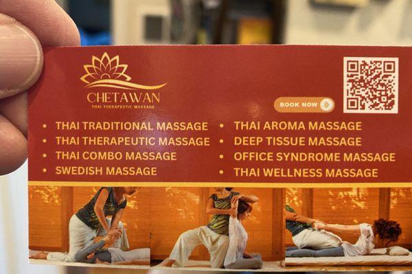 Chetawan Thai Therapeutic Massage