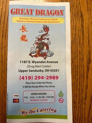 Great Dragon Chinese Restaurant
