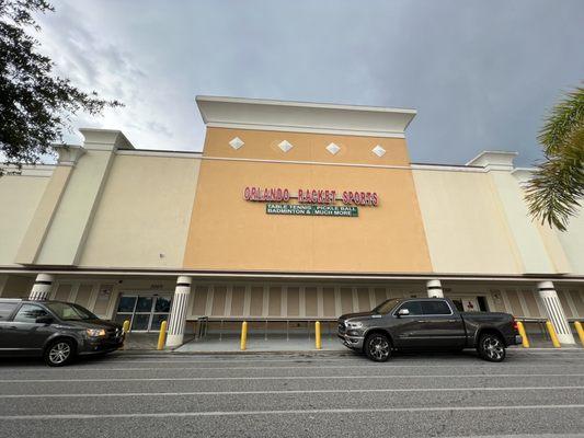 Exterior of Orlando Racket Sports