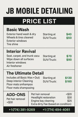 JB Mobile Detailing