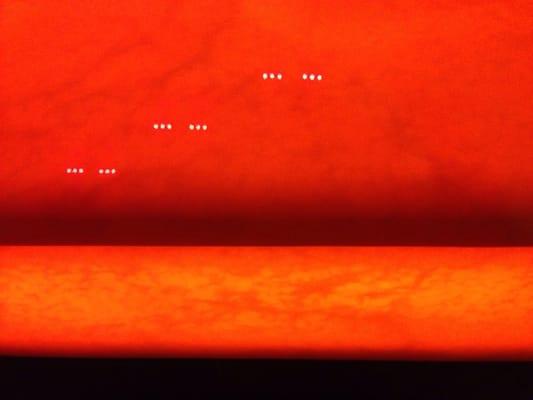 Cool colors at the bar!