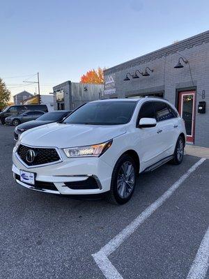 2018 Acura MDX 2 Front Windows Tinted