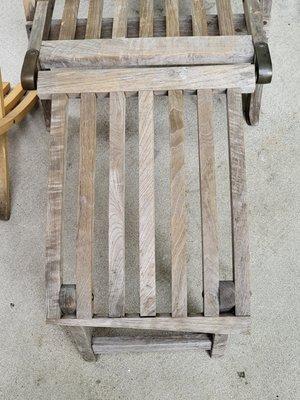 Cracked off during normal use.