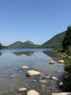 View from Jordan Pond House, a great place to stop and grab some food in the park.