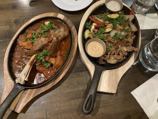 The Lamb Shank (GF) and the chicken are pretty good. We finished all of them!