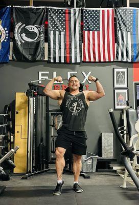 Me at the flex barbell club 3/1/24