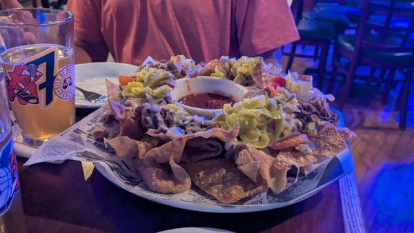 Italian beef nachos