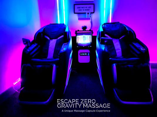 Side by Side Massage Capsules. Experience a new way to relax