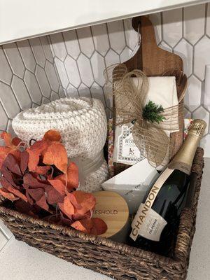 Thank you, Jenny for the new home congratulations basket!