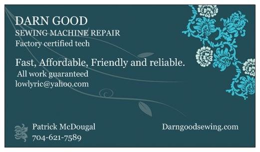 Sewing machine repair