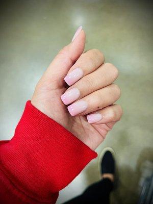 Ombré dip powder nails