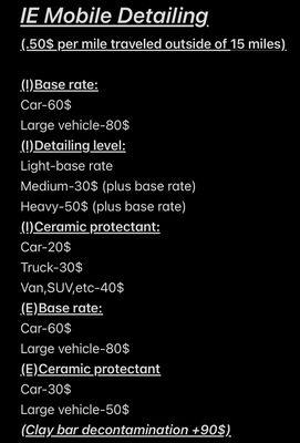 IE Mobile Detailing