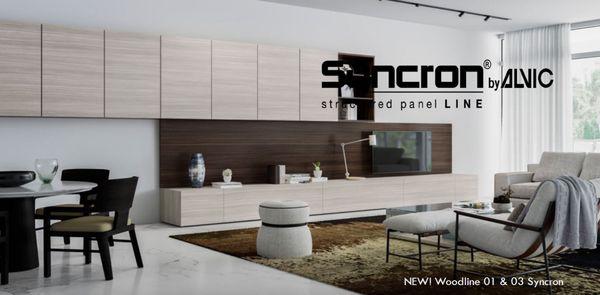 Our Syncron Structured Panel Lines showcases textured panels with a diverse and encompassing range of realistic and highly popular decorativ
