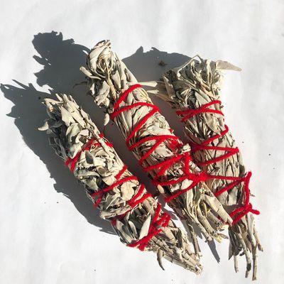 Sage helps clear the air from bad energy, bacteria and even bugs. Sage always picks up our moods and soothes any stresses.