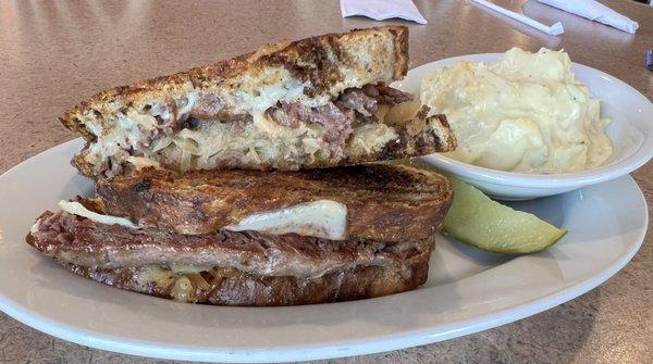Reuben & choice of side for $7.25!