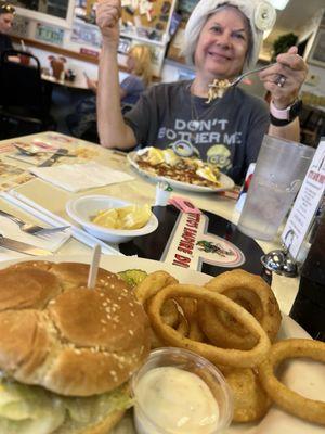 Love The Corn Beef with poached eggs