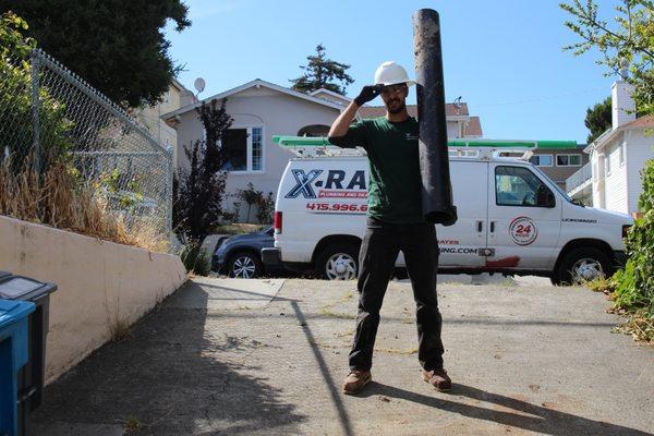 You need a sewer latral replacement we got you cover contact us at
415-996-6668