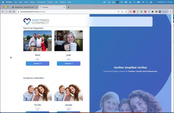 Parent Projects Connect helps adult children manage caregiving for an aging parent.