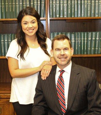 Jon Vittitow, Attorney and Jazmine Tran, Legal Asst.