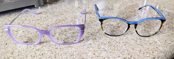 Groovy new frames! Purple Michael Kors - are you kidding me!