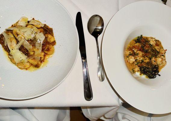 potato gnocchi & spaghetti