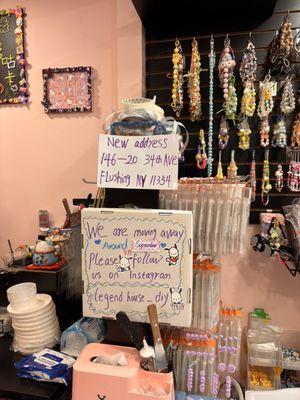 FYI they are moving to a new location.