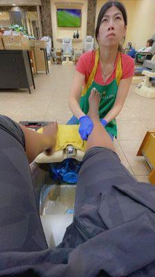 Great Pedicure with this lady