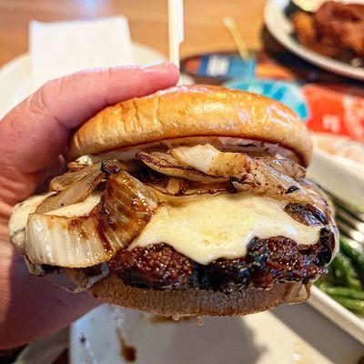 Bourbon Street Mushroom Swiss Burger