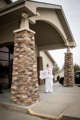 Easter bunny on Easter :)