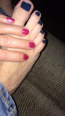 I had a mani/pedi ... They look nice, don't they?