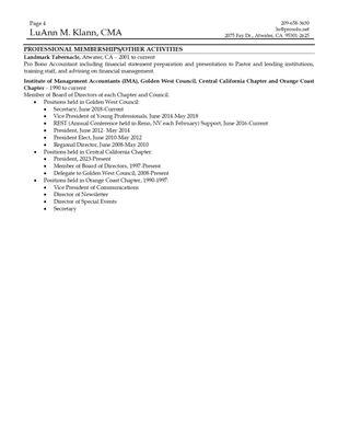 Curriculum Vitae page 4