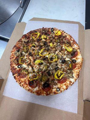 This is are best seller supreme pizza