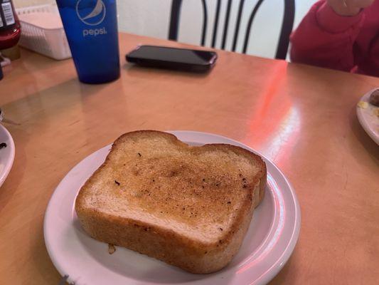 Toasted bread (with the Cobb Salad)