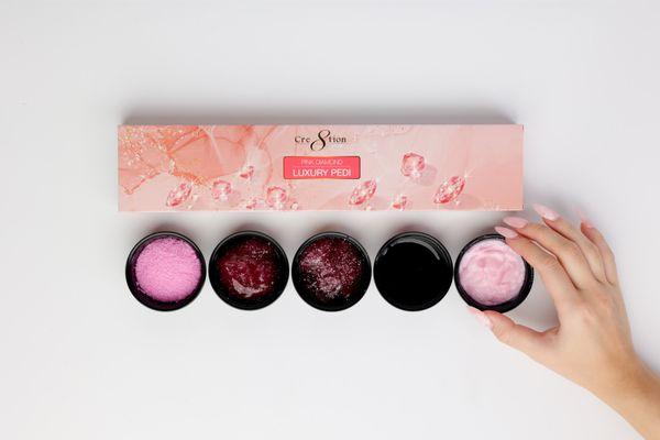 Cre8tion 5 Steps Luxury Pedicure Spa
Available in Platinum and Pink Diamond for a complete pampering routine.