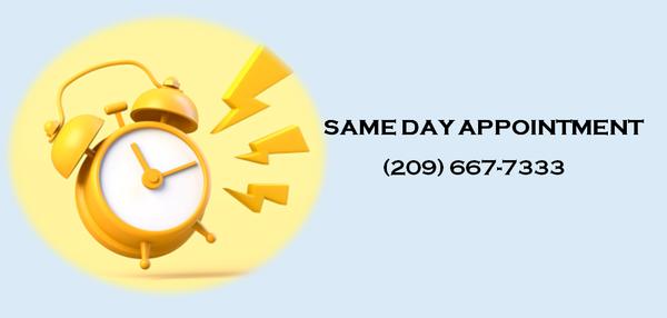 Call our office for your same day appointment.