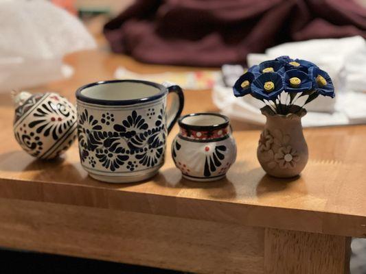 Minus the flowers, the rest from Talavera Memories