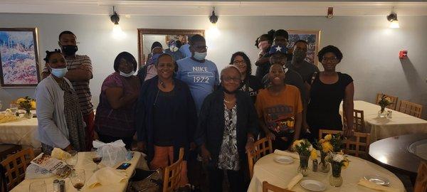 Social Meet Up Dinner at Ray's Bistro in Boundbrook, NJ Aug. 2021