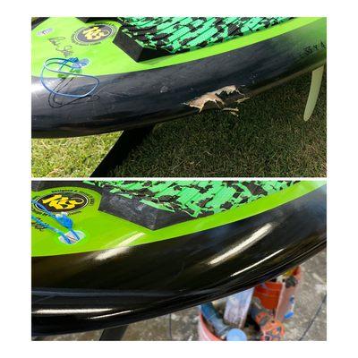 Rear rail collision, erased