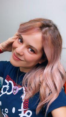 Rose gold hair by Carmen