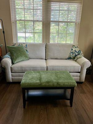 Alexander 82" sofa in Straw- Kypton high performance fabric- beautiful and comfortable!