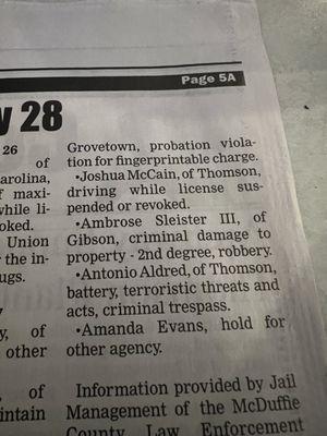 McDuffie Progress Newspaper