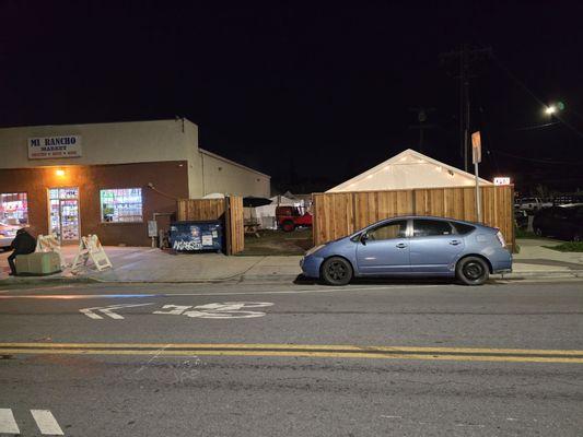 View from across the street